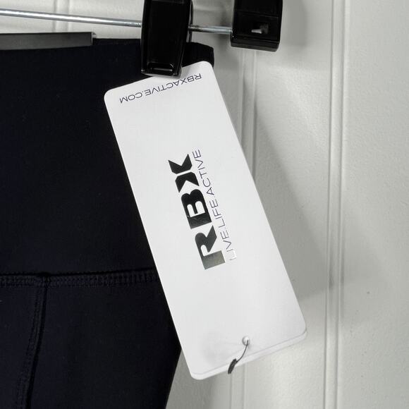 NWT RBX Medium Compression Capri Length Leggings Mesh Detail Workout Athletic - Picture 2 of 12